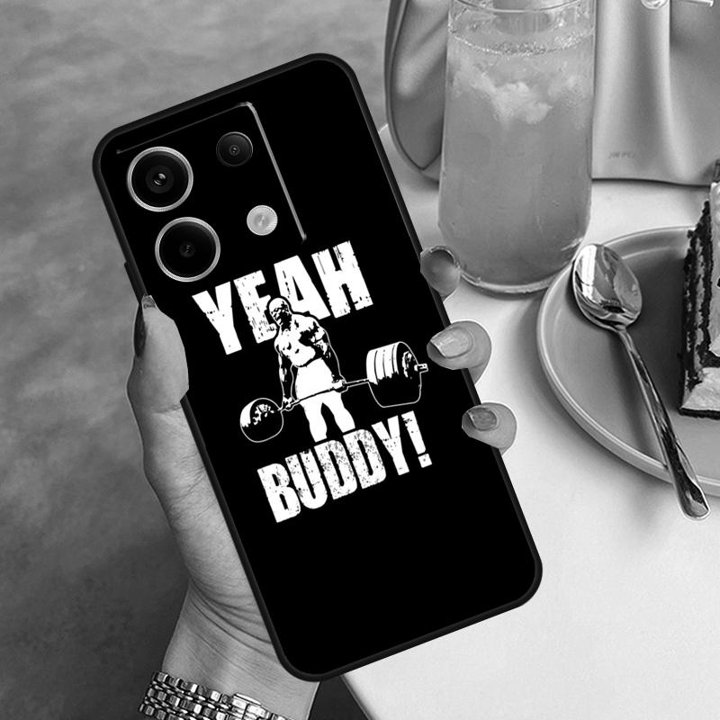 Bodybuilding Gym Fitness Quotes Case For Xiaomi Redmi 12 9C 10C 12C 13C Redmi Note 13 12 9 10 11 Pro 9S 10S 11S 12S Coque