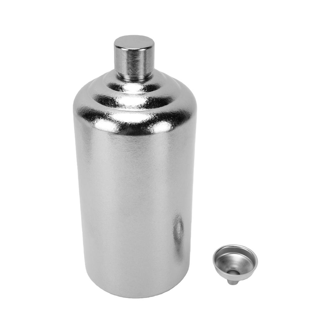 Pure Ti Round Flask Portable Lightweight Durable Ti Made Smooth Pouring 520ml
