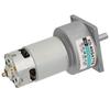 Hilitand DC12V24V 35W Mini DC Gear Motor, Metal, Adjustable Speed, High Torque, CWCCW, XD-60GA775 (24V, 300 rpm)