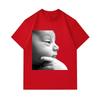Men's 100% Cotton Crew Neck Short Sleeve T-Shirt, Cute Thoughtful Baby Portrait Print Casual Soft Breathable Tee for Daily Wear