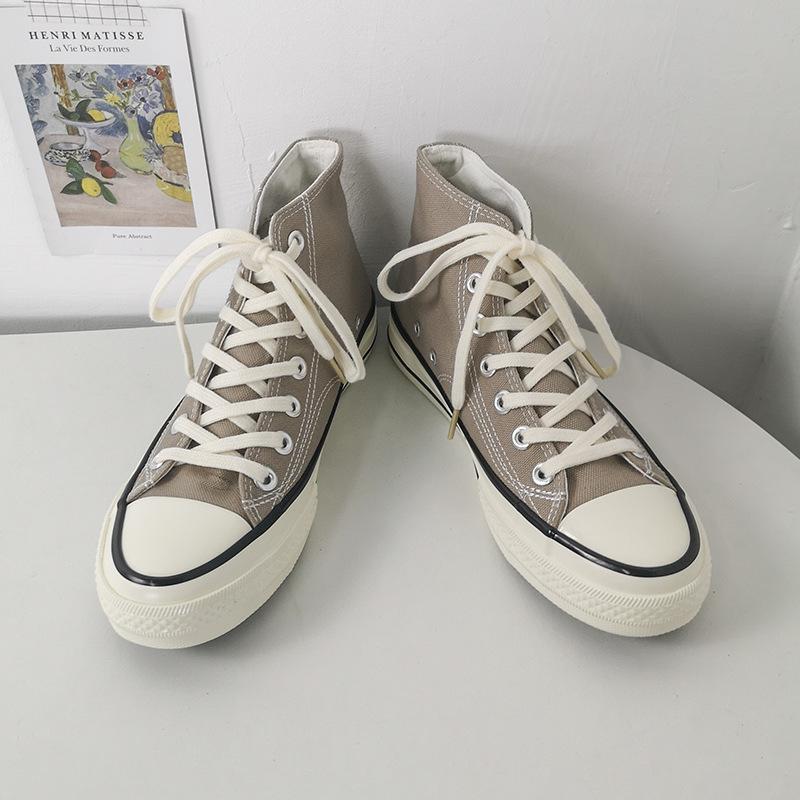 Canvas Shoes Female High-top Student Shoes Board Shoes 19