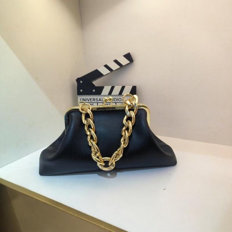 Yi Jinyuan New Dinner Bag Fashionable One-shoulder Cross-body Handmade Chain Clip Button
