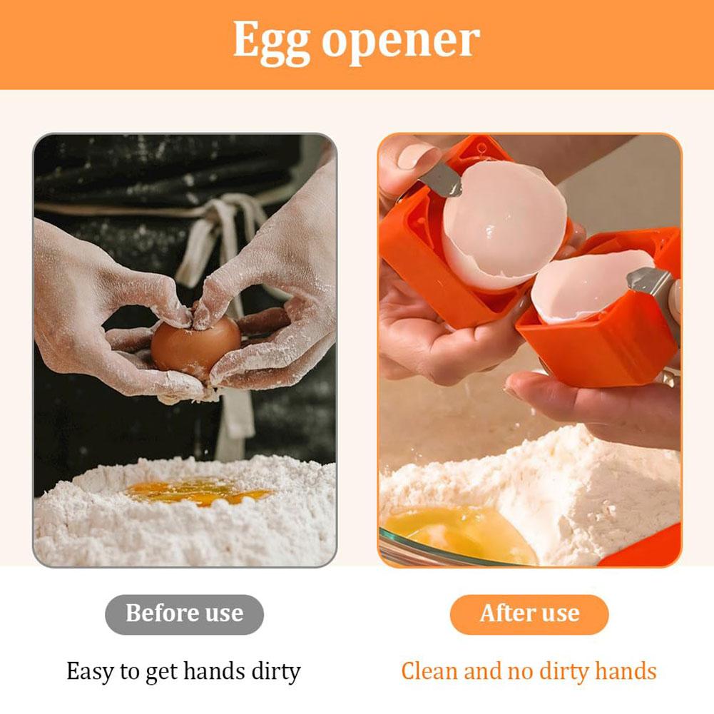2025 Portable Egg Shell Opener Multifunctional Easy Eggshell Cutter for Raw and Hard Boiled Eggs Shells Remover Kitchen Gadgets