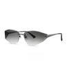 New Fashion High-end Alloy Woman Sunglasses Personality Cool Guy Alien Form Eyeglasses UV400 Outdoor Sun Protection SUN GLASSES