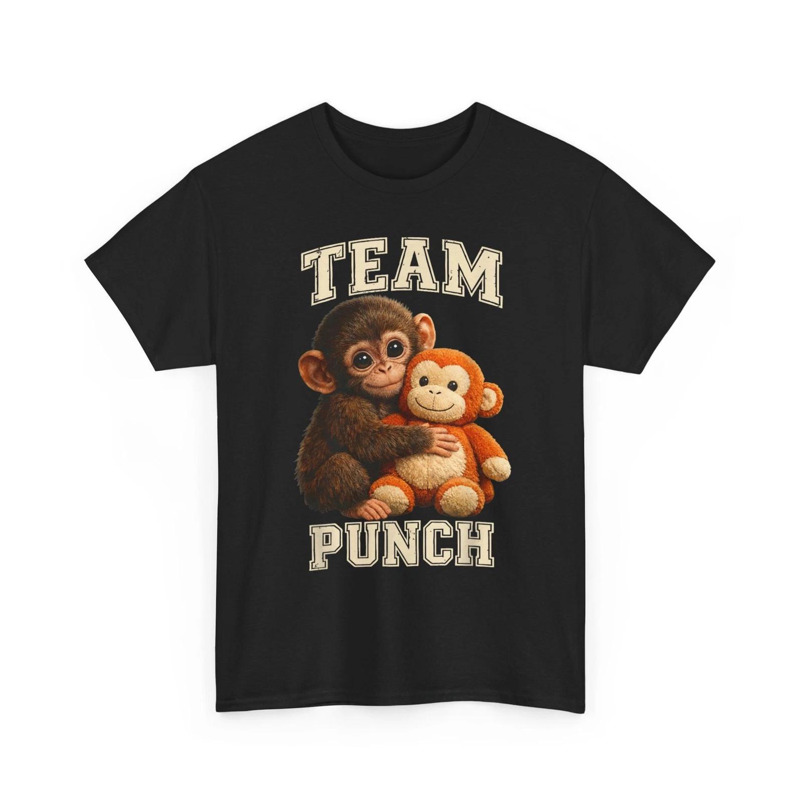 Baby Monkey Punch T-Shirt, Team Punch Cute Shirt XL