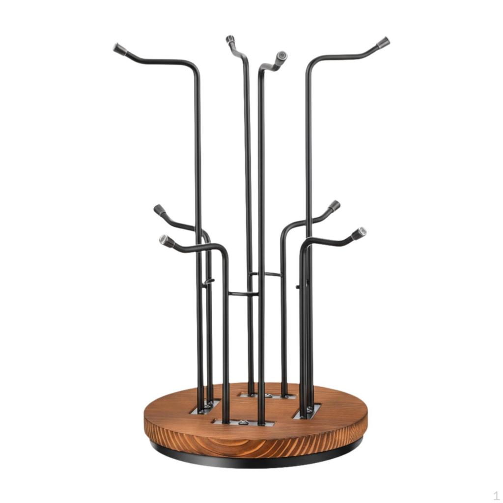 Coffee Cup Holder Mug Hanger Display Metal Rack Tree for Countertop Living