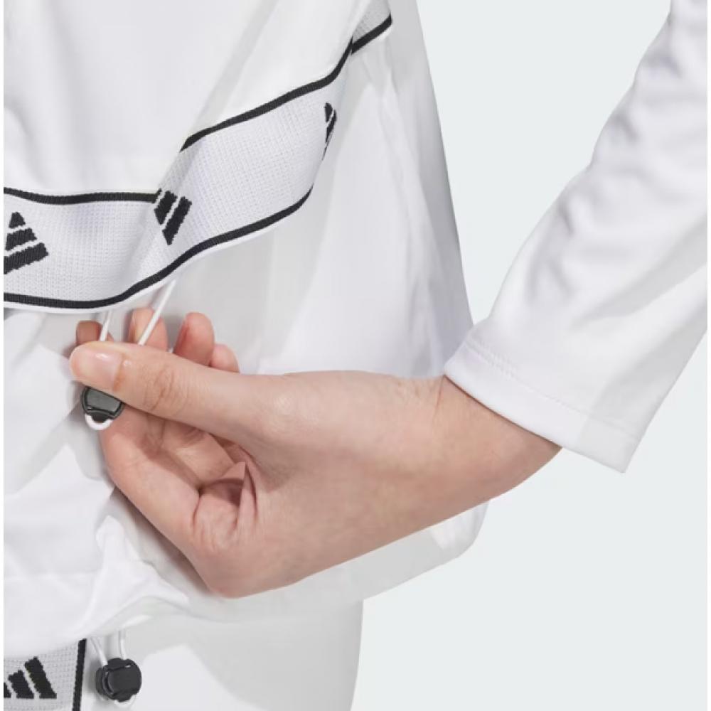 AdidaS Golf Women S Short Sleeve Windbreaker Windready Quarter Zip Short Sleeve Anorak Im7216