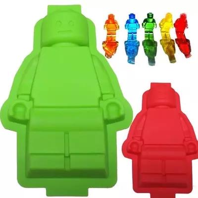 Silicone Mold 1PCS DIY Fondant Cake Tools Super Big Robot Cake Mold Ice Mold Baking Pan
