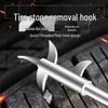 Tire Hook & Cleaning Tool Set with Right Angle and Elbow Screwdrivers