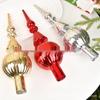 35cm PVC Plated Gourd-Shaped Star Christmas Tree Top Ornament