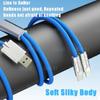 FONKEN 2 In 1 Type C 66W Liquid Silicone Fast Charging Cable For Samsung Xiaomi Zinc Alloy Lightning Charge Cable For iPone 14 Pro Max