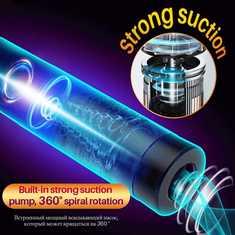 Electric SPA Penis Pump Water Bath Male Penile Vacuum Pump Penis Enlarger Enlargement Extender Masturbator Cup Sex Toys for Man