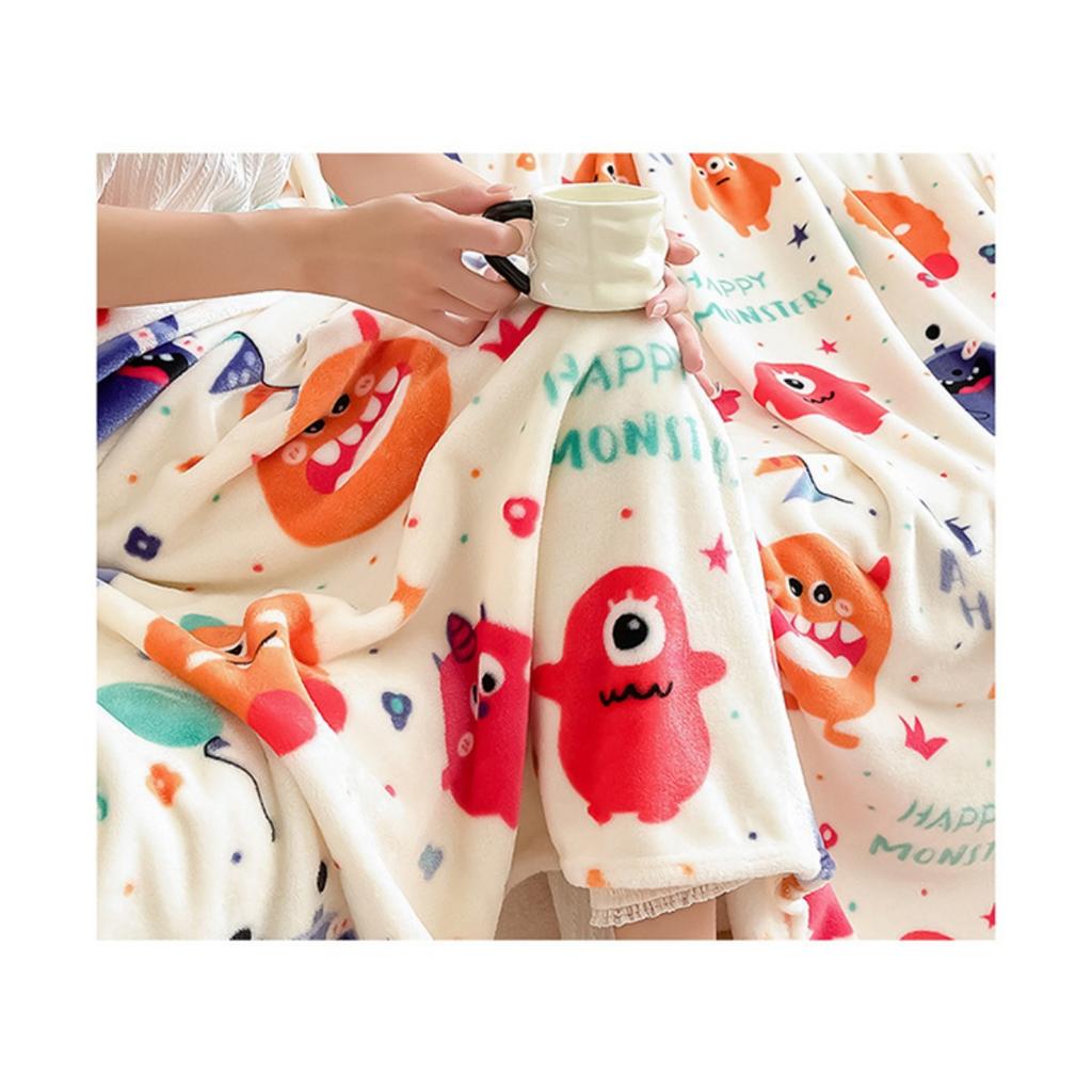 Christmas, Thickened, Flannel, Blanket, Coral Fleece, Air Conditioning Blanket, Warmth