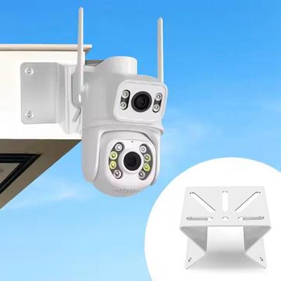 Network Monitoring Corner Metal Wall Mount Bracket For Eufy soloCam s340,Wider View Range 270° On Exterior Wall Corner