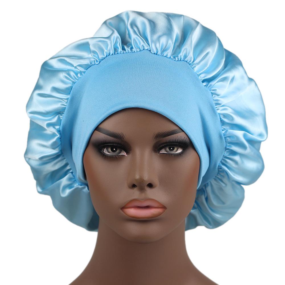 Hair Drying Cap Towel For Overnight After Bathing Gray
