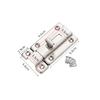 Stainless Steel Door Security Slide Latch Lock Bolt for Mounted Use Heavy Duty Design with Sliding Handle for Easy Operation