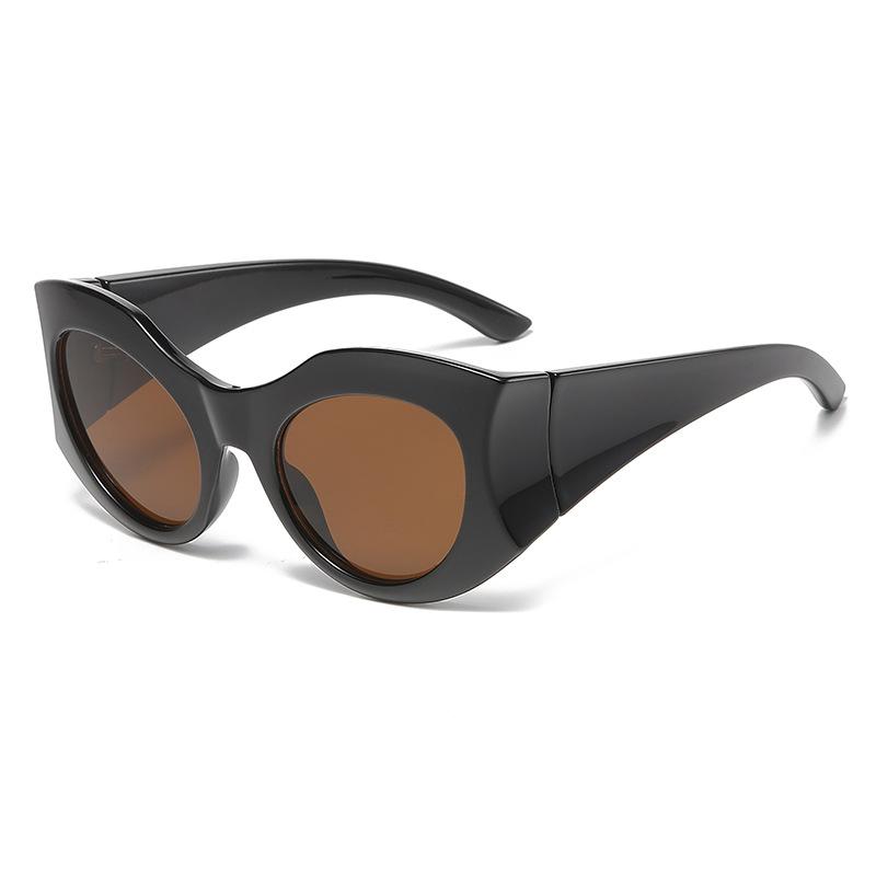 

Light Luxury Square Sunglasses, High-End Texture, Sun Protection and Fashion, Unisex, Personalized Street Style Sunglasses 8061 коричневый