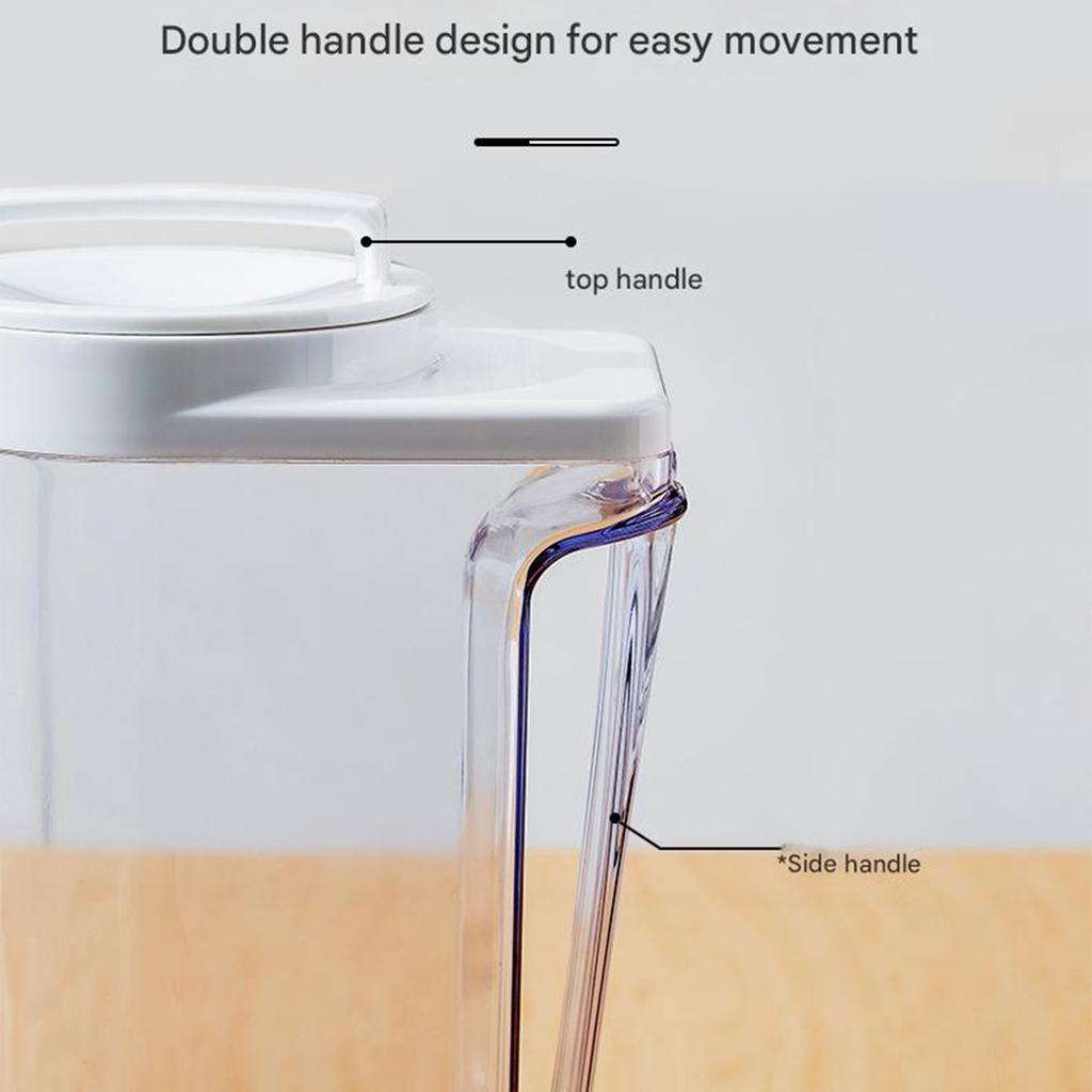 Large Capacity Leakproof Pitcher Jugs With Ergonomic Handle Heat Resistant Kitchenwares For Parties Picnics Daily