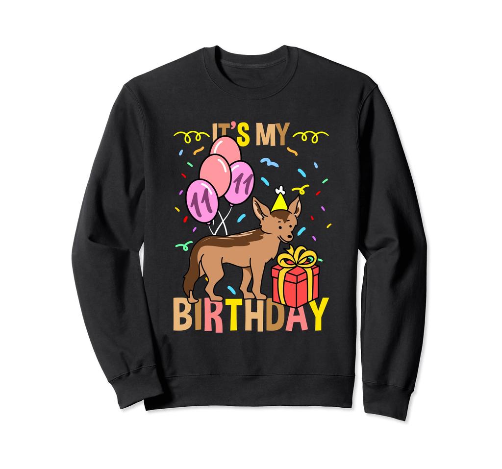 It's My 11th Birthday Jackal Sweatshirt