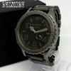 Used Rare NIXON 51-30 300M Black Gunmetal Tide Graph