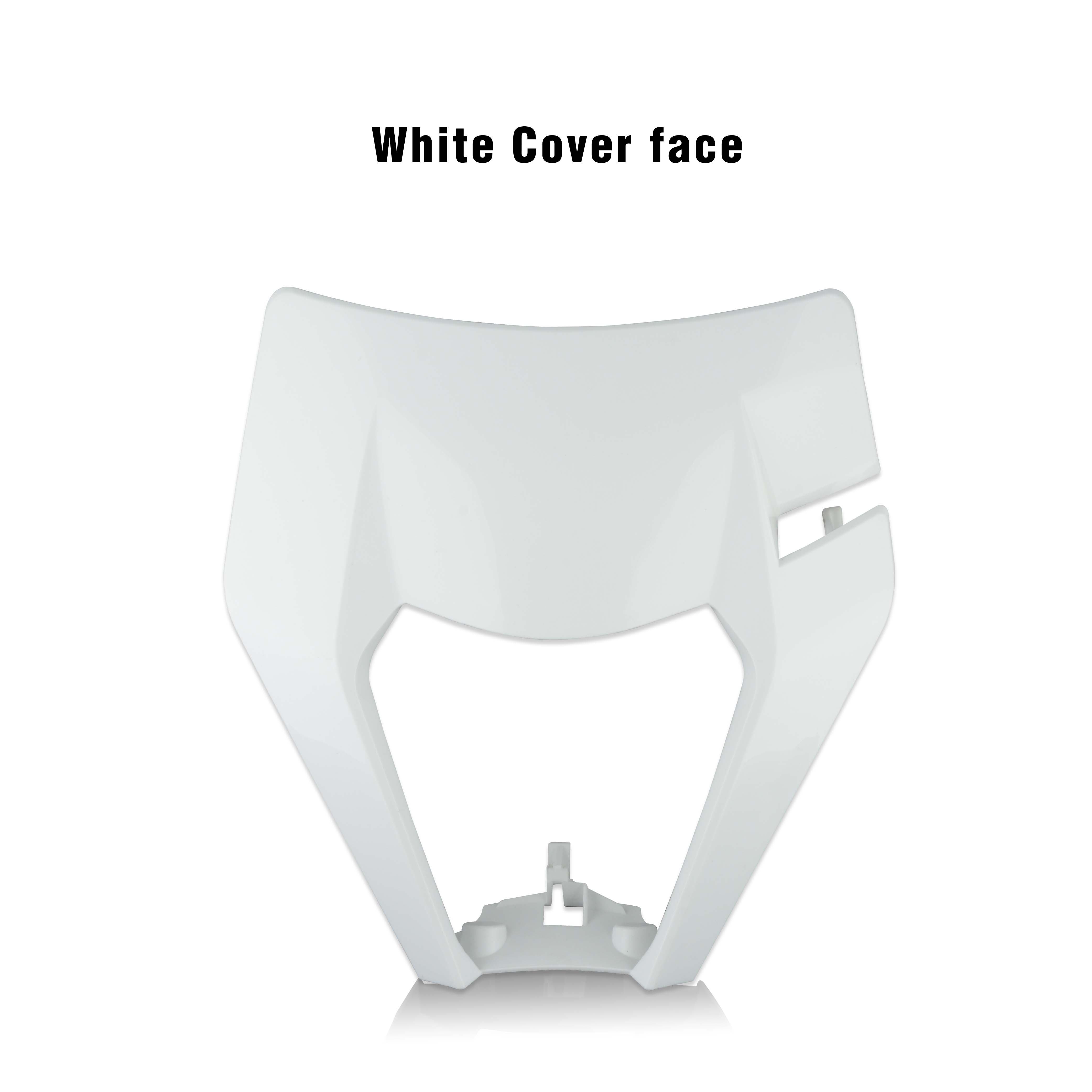 MCHMFG Motorcycle New LED Headlight Headlamp For KTM LDE FOR KTM EXC EXCF SX SXF XC XCF XCW XCFW 125 150 250 300 350 450 530 White Cover face 1