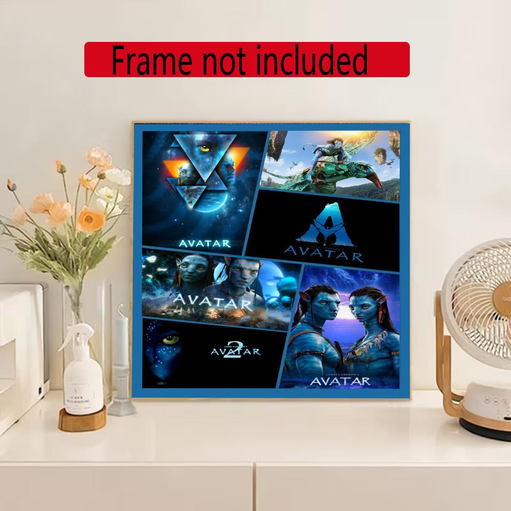 Avatar Diamond Painting Round Diamond Mosaic Rhinestones Diamond Embroidery Craft Kit Wall Decor Without Frame