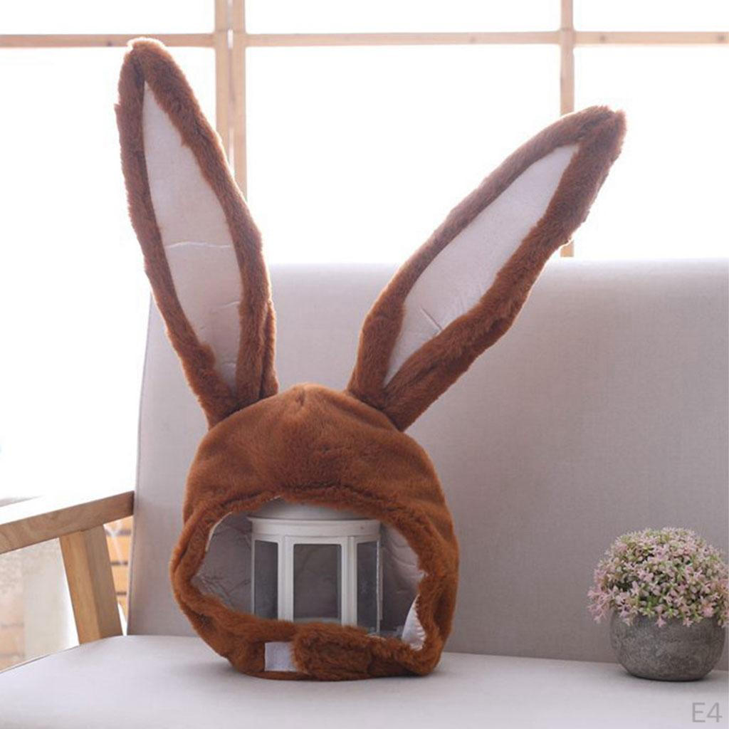 Hat Party Favors Costume Winter Animal Theme Cozy Adults Photograph Prop with Adjustable Ears
