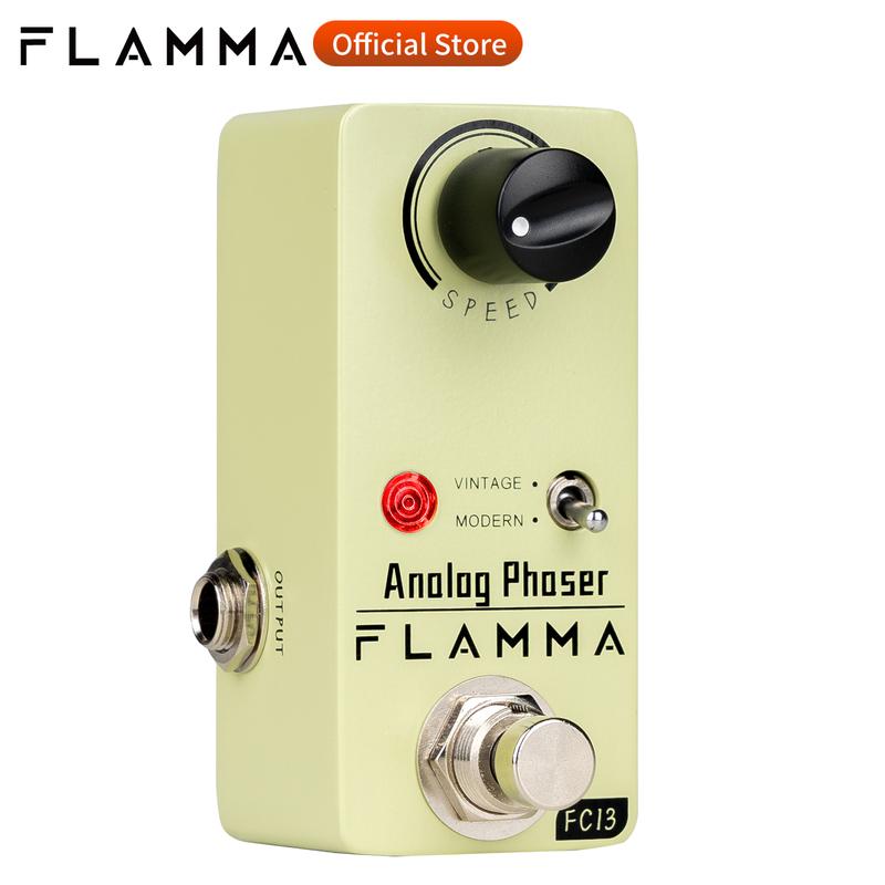 FLAMMA FC13 Guitar Analog Phaser Effects Pedal Vintage and Modern Effects True Bypass Circuit