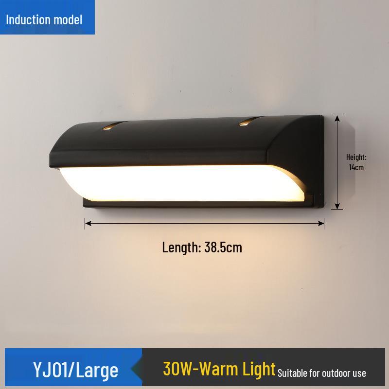 Waterproof LED Motion Sensor Wall Light for Outdoor Hotel, Garden, Villa, Balcony, Courtyard