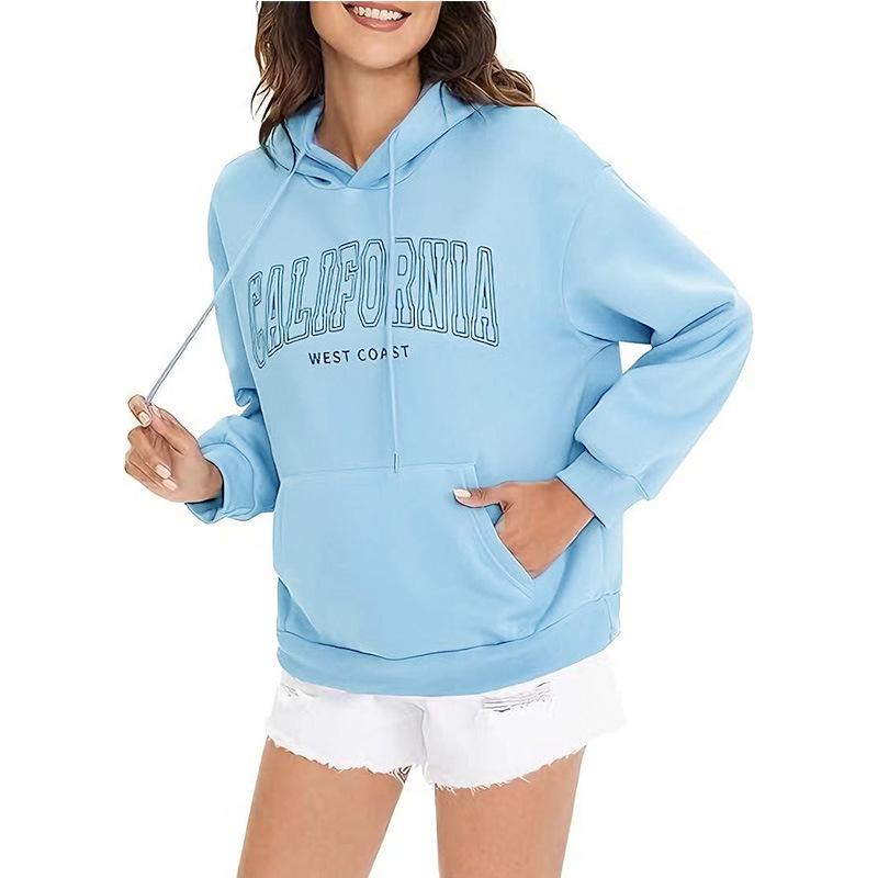 Unisex Casual Letter Print Spring/Autumn Hoodie