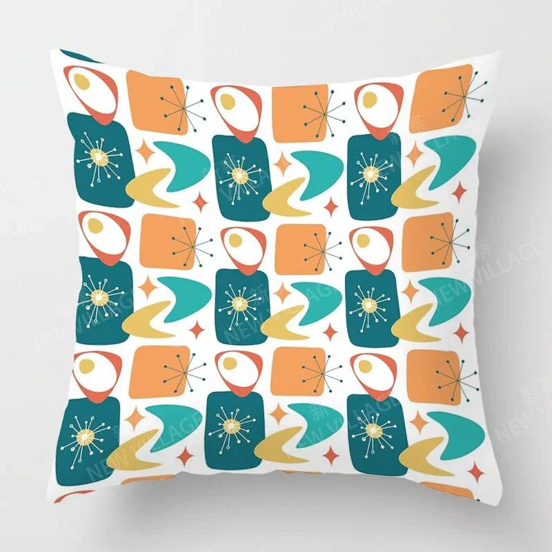 Nordic Fall Home Decor Autumn Throw Pillow Case Sofa Cushion Cover Modern X X X X Geometry