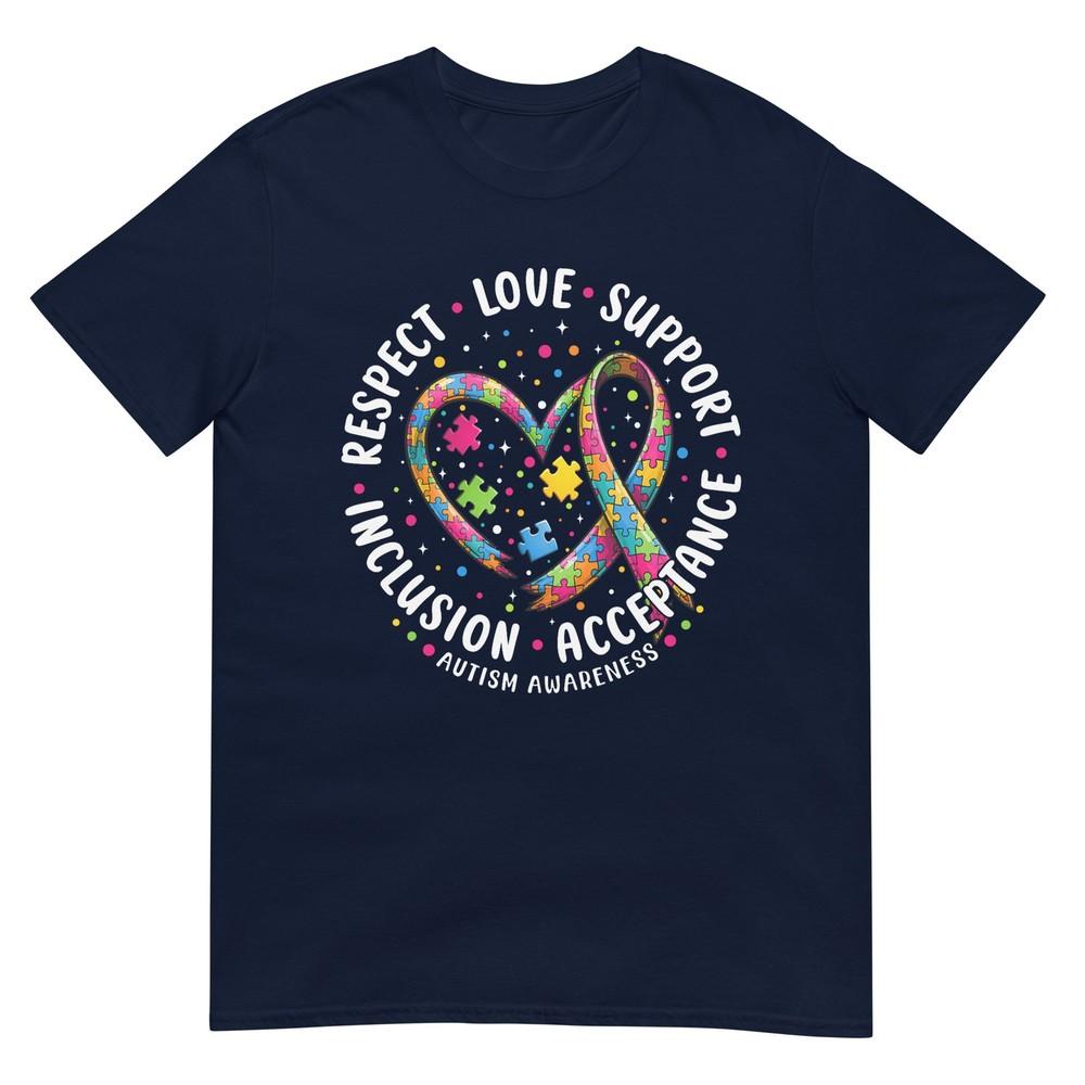 Respect Love Support Autism Awareness Shirts Unisex Unisex Kids TShirt S