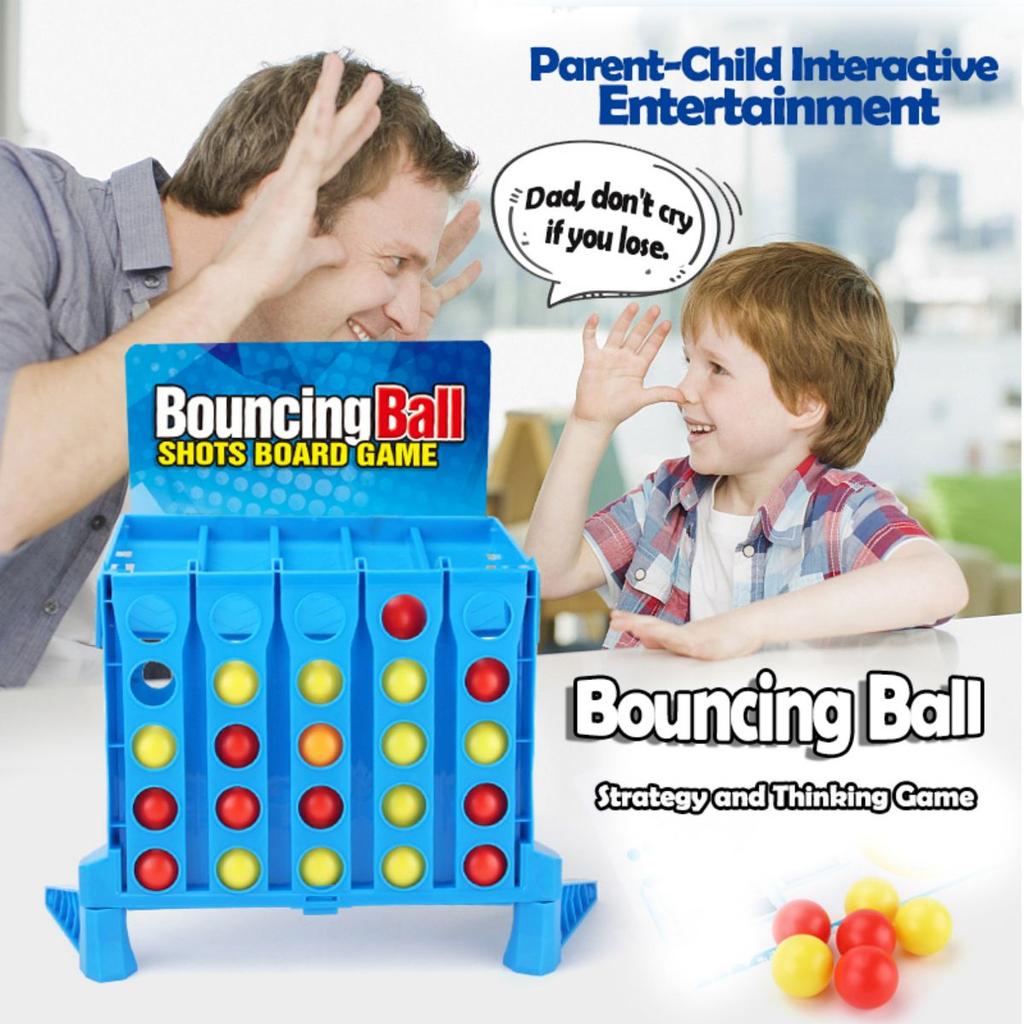 Bouncing Ball Shots Board Game Parent-child Interaction table Game Toddler Toss Ball toys Children's Gifts Boys Girls Party Game