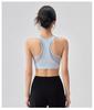 Shockproof Racerback Yoga Tank with Integrated Zip Bra for Large Busts