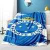 Cru-zeiro Esporte Club Crest Printed Throws Blanket Soft Flannel Blankets for Couch Bed Gifts for Men Women Picnic Blanket Christmas Gifts