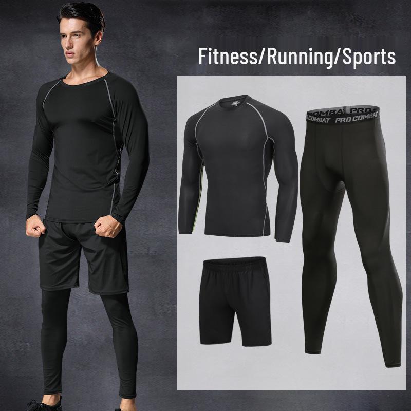 Men's Quick-Dry Sports Training Suit: Casual Fitness Running Set