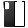Leather Protective Case for Samsung Galaxy Z Fold 2 Shockproof Phone Case Cover ShellBlack