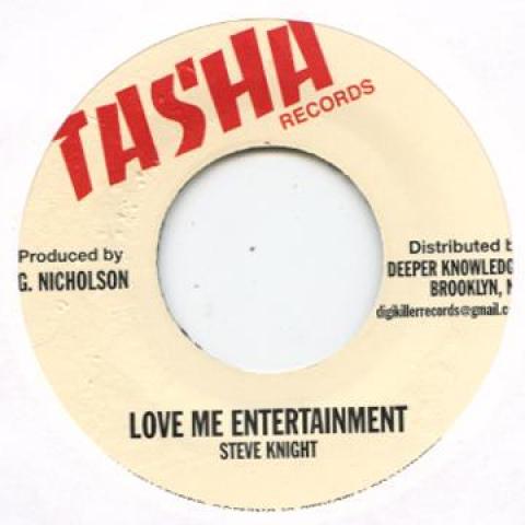 

7inch Record STEVE KNIGHT GIFTED ROOTS BAND Love Me Entertainment Strokes Dub DKR026 TashaDigikille 1984 US Reggae Ska Dub Used