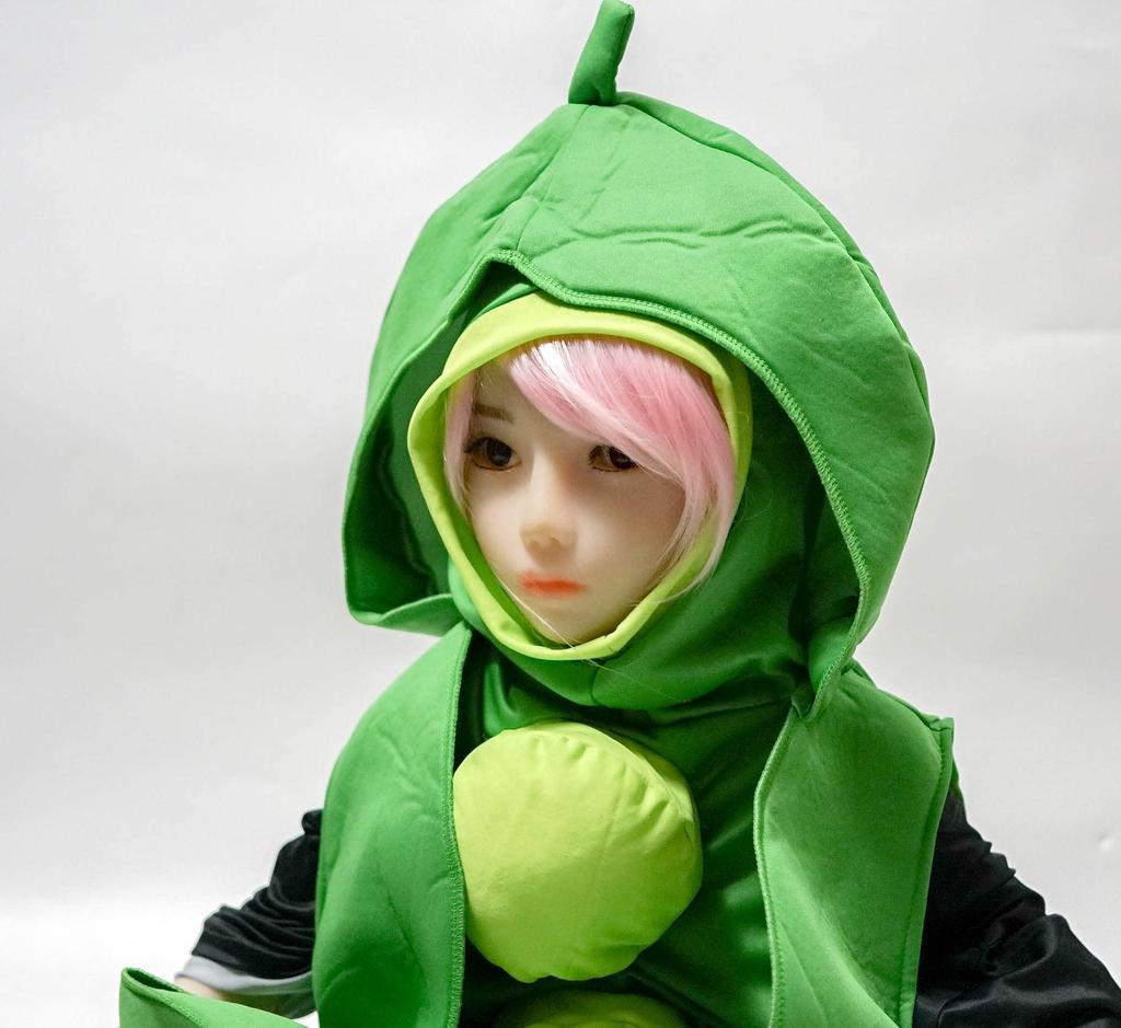 Edamame Kigurumi Vegetable Pajamas 100cm Children's [Limited Stock]