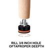 Adjustable 3/8" Furniture Leg Levelers with High Density Rubber Floor Protectors Adjustable Leg Levelers for Furnitures
