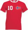 Youth Designz Men's T-Shirt Norway with DESIRED NAME + NUMBER Jersey European Cup