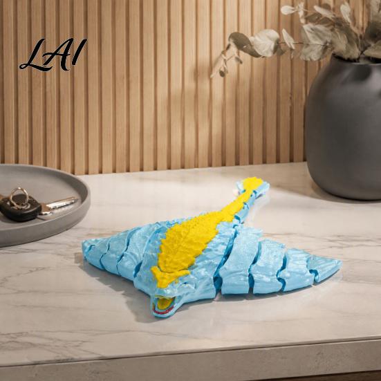 Sea Creature Toy, 3D Articulated Deep Home Decor Printed Horror Marine Animal Figure, Adults