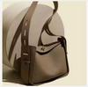 New Niche Luxury Designer Shoulder Crossbody Armpit Bag Head Layer Cowhide Leather Ladies Wide Shoulder Strap Large Capacity Bag