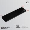 Grifiti Wrist Pad x x Black for Standard and Mechanical Keyboards 17" 2.75" 0.75"