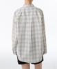 MUSINSA STANDARD WOMAN Women'S Oversized Plaid Check Shirt [Cream]