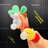 Carrot Corn Jinnew Tomato Scream Vegetable Animal Plush Keychain Pendant
