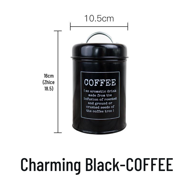 European-Style Sealed Can for Milk Powder, Coffee, Tea, Candy, or Mask Powder - Moisture-Proof with Sealing Ring