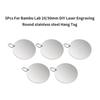 20mm/30mm Stainless Steel Pet Identification Hangtags With Mirror Polisheds Finish Lasers Etcheds For Medicals Accessories