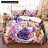 3D Print Anime Princess Connect! Re: Dive Bedding Set Single Twin Full Queen King Size Bed Set Adult Kid Bedroom Duvetcover Sets