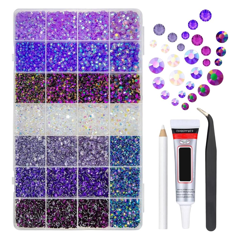 1 Bottles Of 10ml Glue 28 Colors Of Resin Dazzling, Dazzling Kit With 1 Pieces Of Glue For Clothing Shoes Art Book Art 10ml